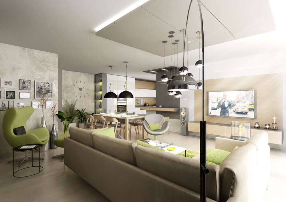 Variations of living room with AŤÁK DESIGN