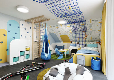Kids room design online for two kids