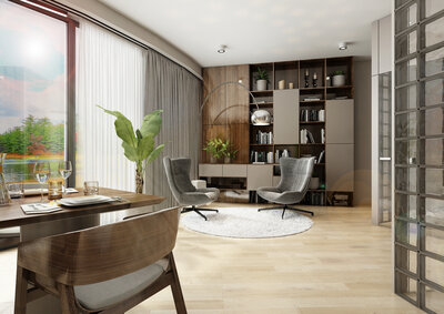Family house in walnut decor | AŤÁK DESIGN