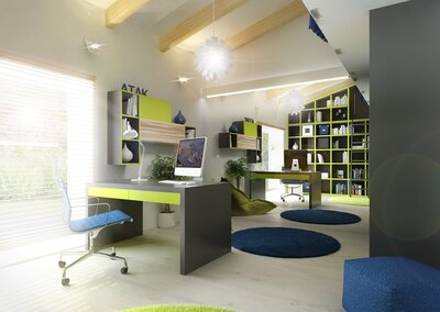 Atelier of a young artist | AŤÁK DESIGN