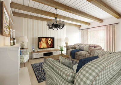 Provence in the living room | AŤÁK DESIGN
