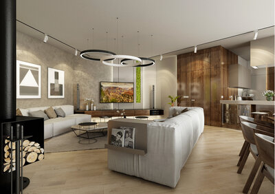 Family house in walnut decor | AŤÁK DESIGN
