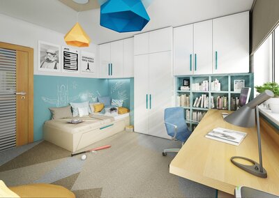 Interior design of a room for a student | AŤÁK DESIGN