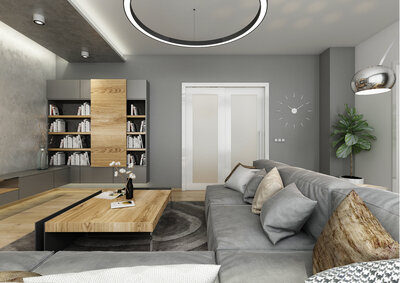 Living room in a distinctive design | AŤÁK DESIGN
