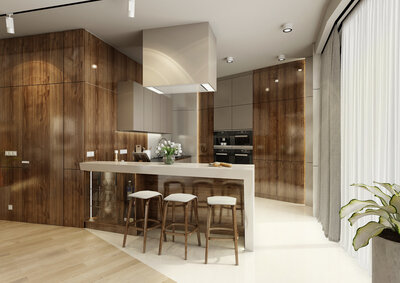 Family house in walnut decor | AŤÁK DESIGN