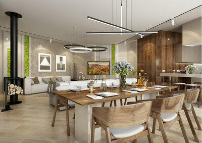 Family house in walnut decor | AŤÁK DESIGN
