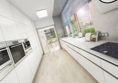Modern interior of an apartment for a young family | AŤÁK DESIGN