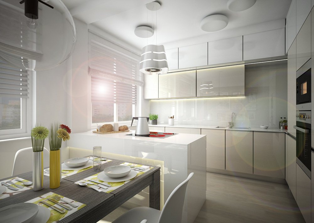 Kitchen in high gloss | AŤÁK DESIGN