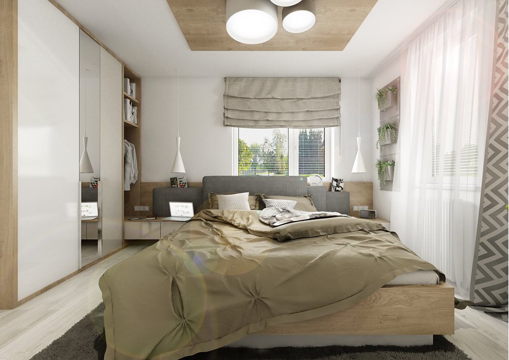 Design of storage space in the bedroom | AŤÁK DESIGN