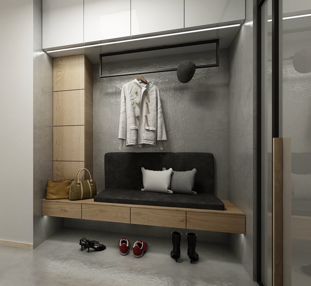 Modern interior of an apartment for a young family | AŤÁK DESIGN