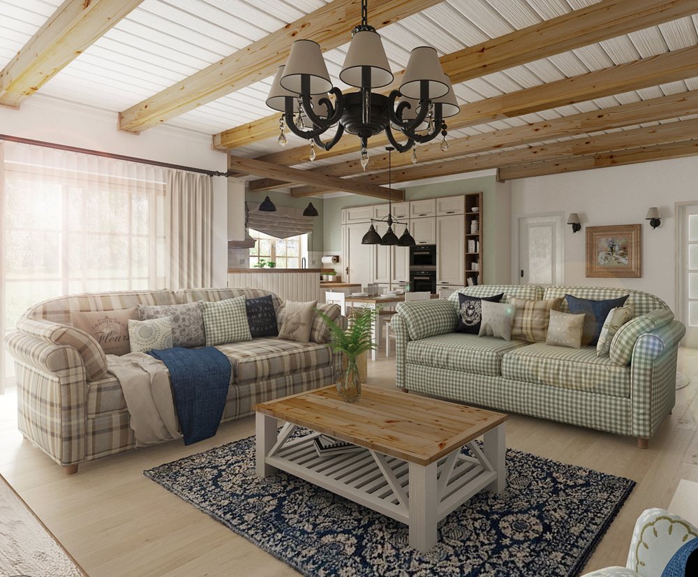 Provence in the living room | AŤÁK DESIGN