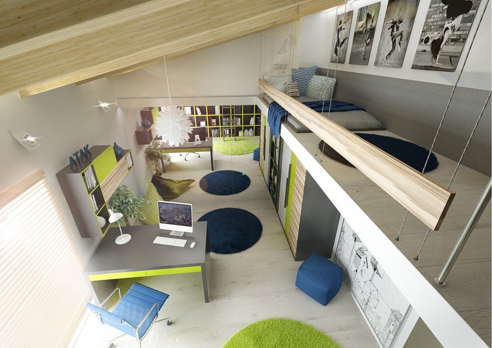 Atelier of a young artist | AŤÁK DESIGN