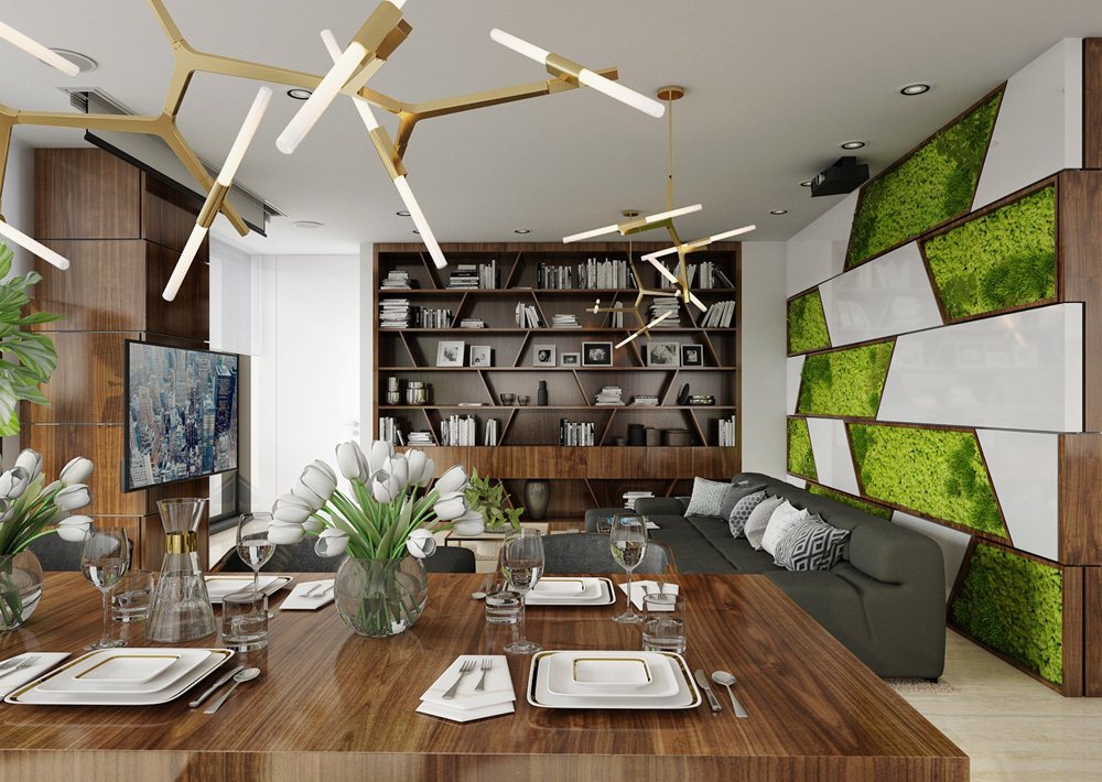 Interior of an apartment building in V Tower | AŤÁK DESIGN