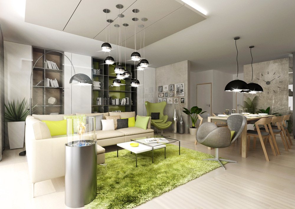 Variations of living room with AŤÁK DESIGN